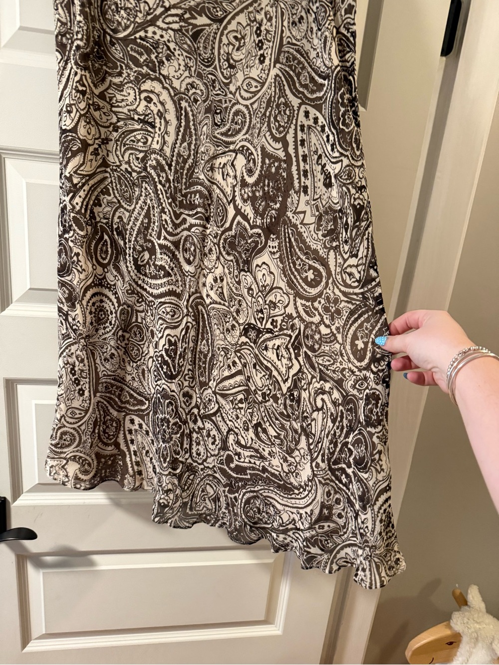 Printed midi skirt - Picture 2 of 4